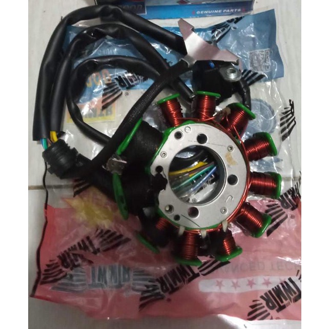 TERMURAH SPUL STATOR ASSY 11 POLE UNTUK VIAR,JIALING,NOZOMI,TOSSA