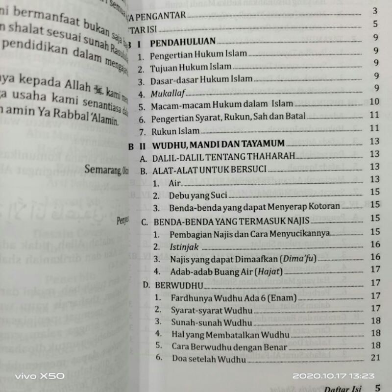 BUKU TUNTUNAN SHALAT UKURAN A5 PUSTAKA NUUN