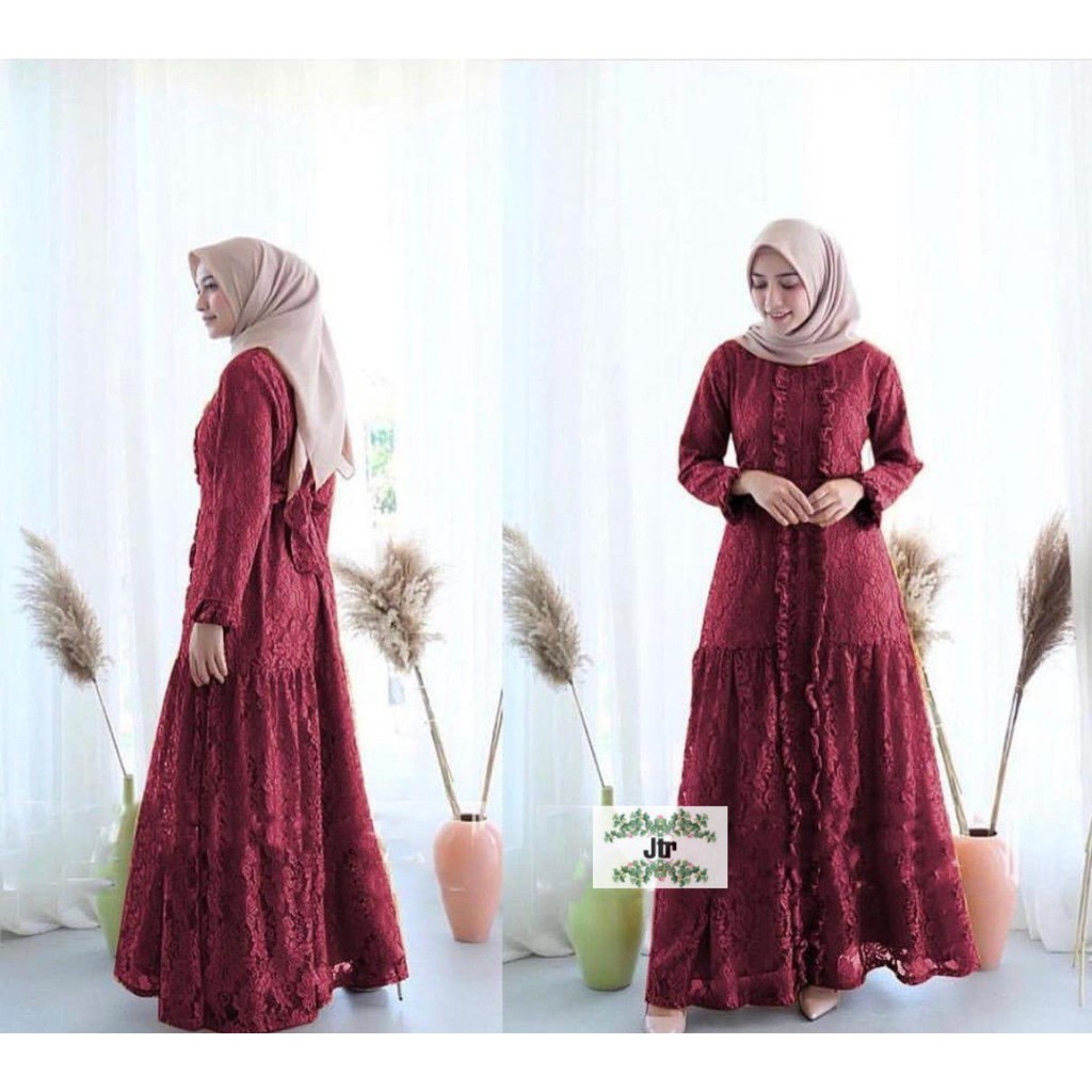 gamis brokat