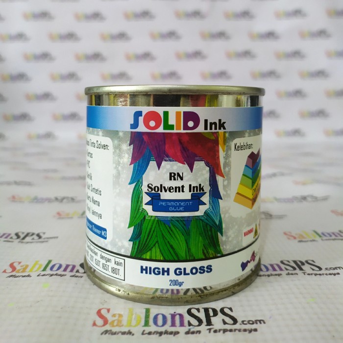 

Lucu Tinta Sablon Pvc Solvent Based 200 Gr Permanent Blue Bagus