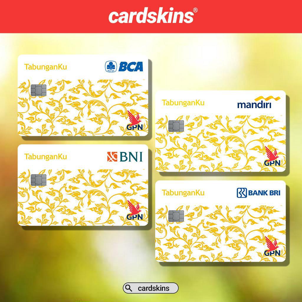 FAKE TABUNGANKU | GARSKIN / STICKER KARTU ATM / SKIN KARTU ATM / DEBIT / CREDIT / EMONEY / FLAZZ | CARDSKINS