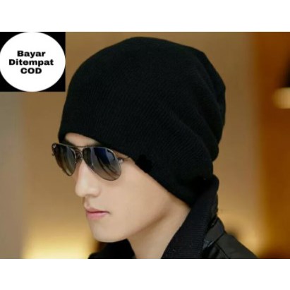 Topi Rajut Kupluk  Nike Motif Garis - Garis COD/Topi Rajut Terbaru dan Terlaris