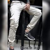 PL-Celana joger cargo pria