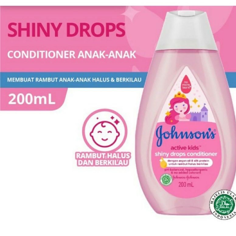 Johnson's Active Kids Shiny Drops Shampo 200ml / conditioner