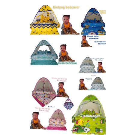KASUR BAYI TENDA SET BEDCOVER/SELIMUT-2