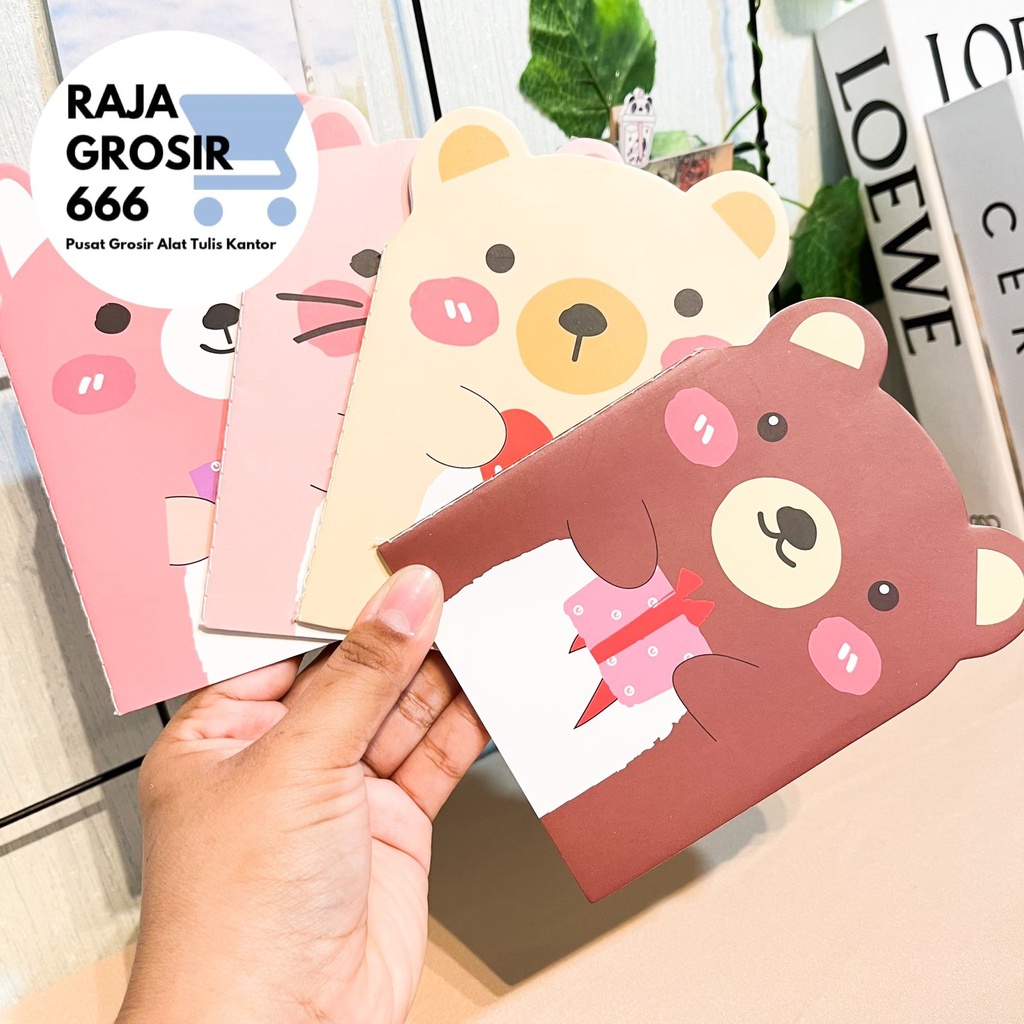 

notebook A6 mini zoo buku note diary lucu imut alat tulis kantor termurah perlengkapan kantor COD termurah bagus