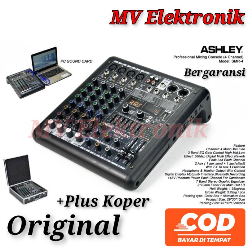 Mixer Ashley SMR4 / SMR 4 Original 4 Channel 320dsp