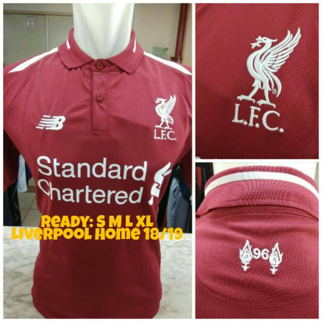 Jersey Bola Kaos Liverpool home lfc home 2018-2019 Grade Ori Impor