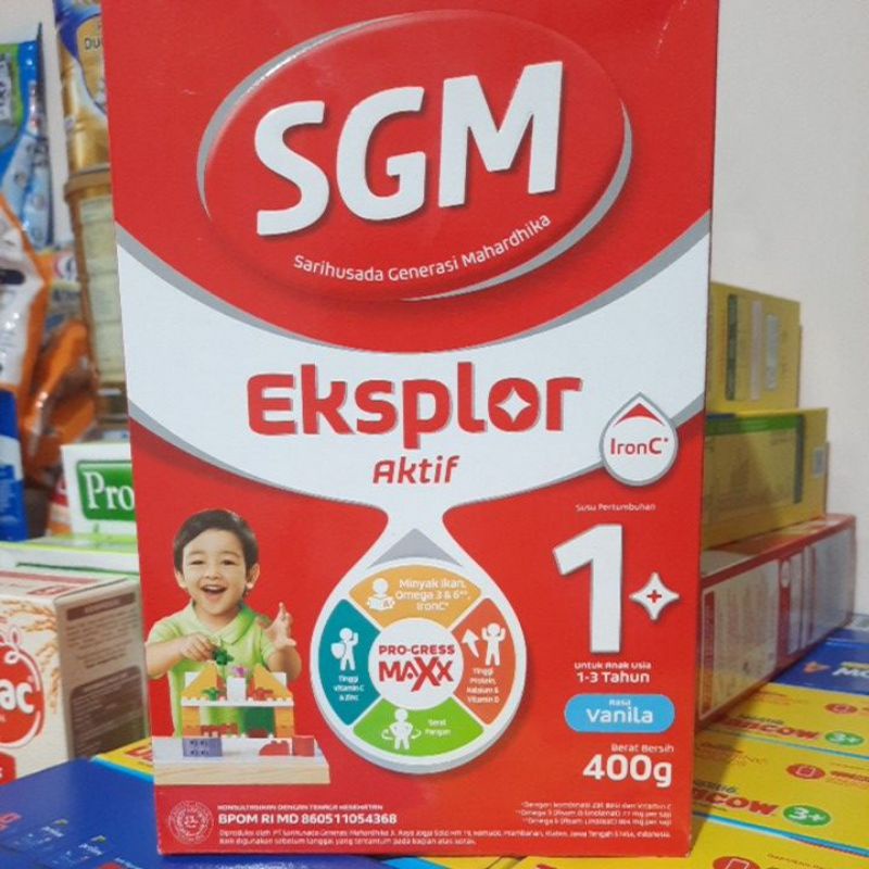 Susu Bayi SGM Eksplor 1+ 400gram Vanila