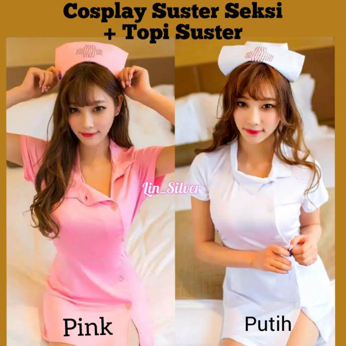 Lingerie Murah Lingerie Cosplay Kostum Suster / Perawat / Nurse Seksi Impory - Putih