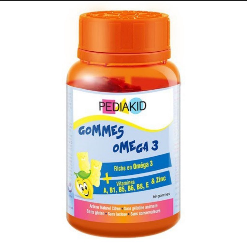 PEDIAKID Gommes Omega 3 (60 Gommes)  - Suplemen anak