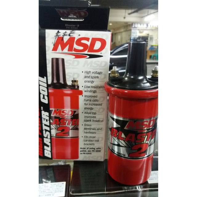 Coil racing msd bentuk botol
