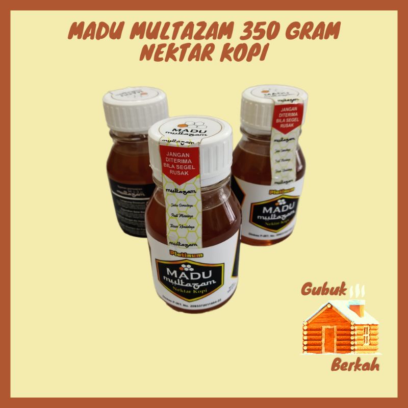 

Raw Honey (Madu Mentah) 100% Pure Nektar Kopi - Multazam 350gr