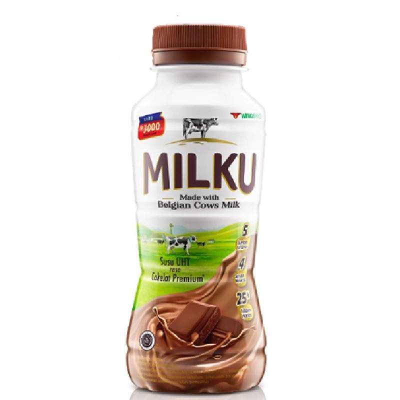 Milku Susu UHT Cokelat Premium 200ml