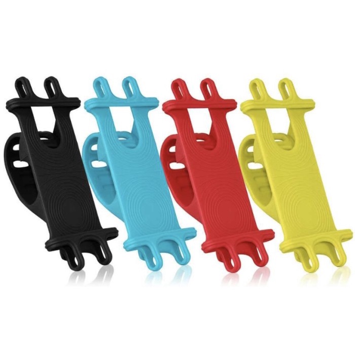 Holder Smartphone Sepeda bicycle Mount Universal Silicone Shoot-B04