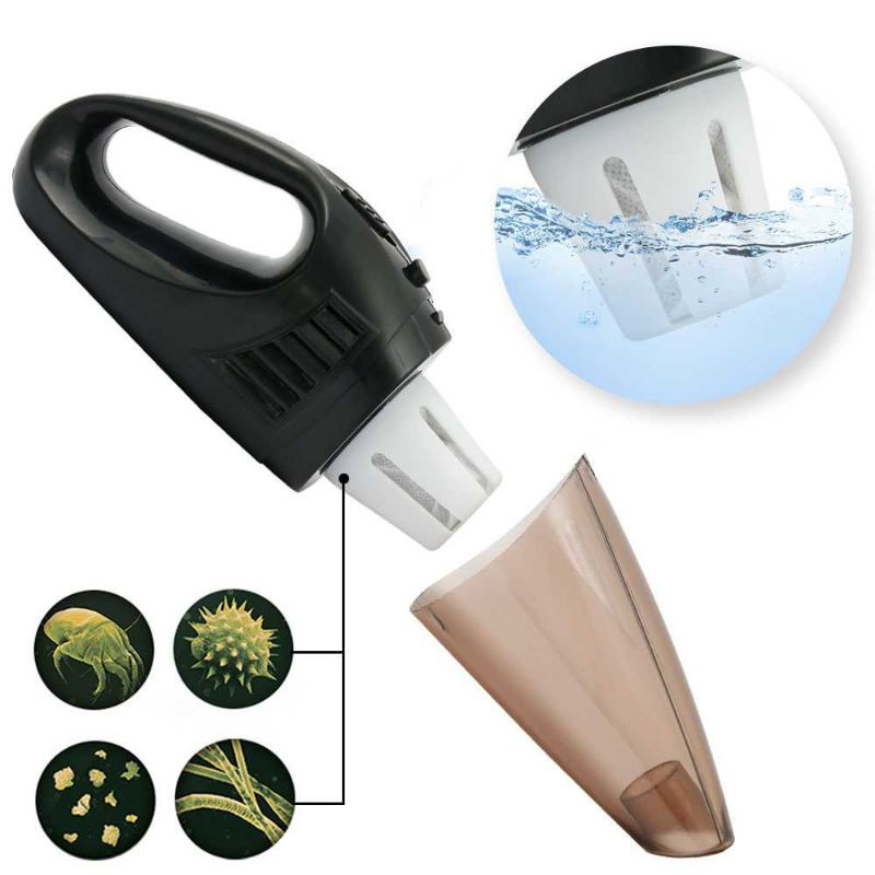 Handheld Vacuum Cleaner Penyedot Debu Interior Mobil 3 Kepala Hisap Nozzle 70W 12V Kabel Cigarette Plug OTOHEROES - 7RRS5HBK