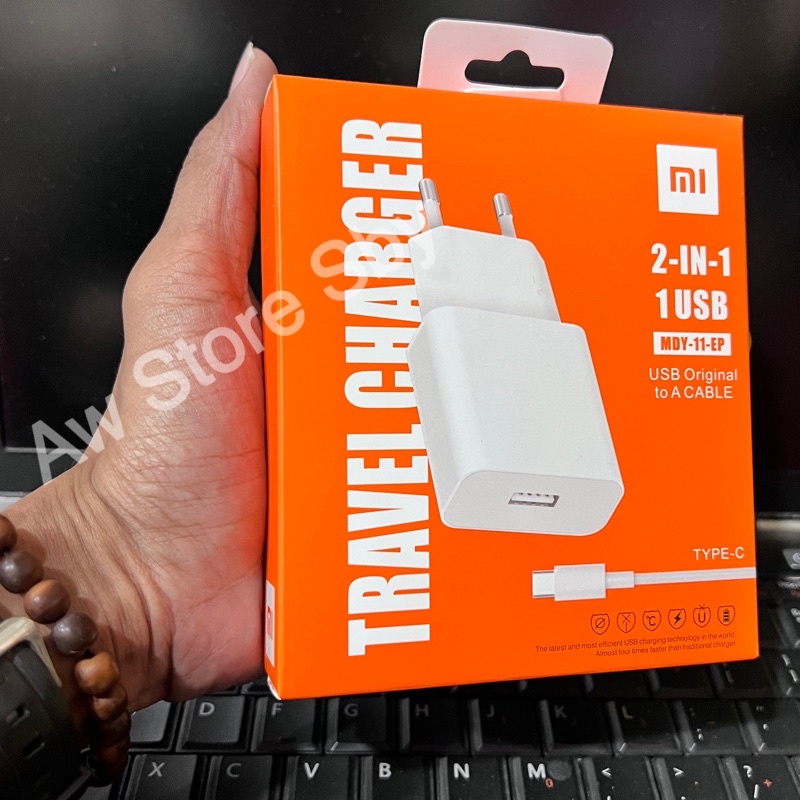 CHARGER XIAOMI TYPE C Fast Charge Redmi 8 9 10/9T/ note 7/note 8/8 pro/ Poco F1/ M3/5x A1/6x A2 [MD-Y11]