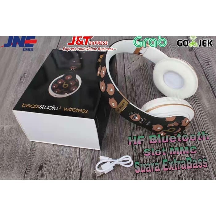 HEADPHONE BANDO KARAKTER BERUANG