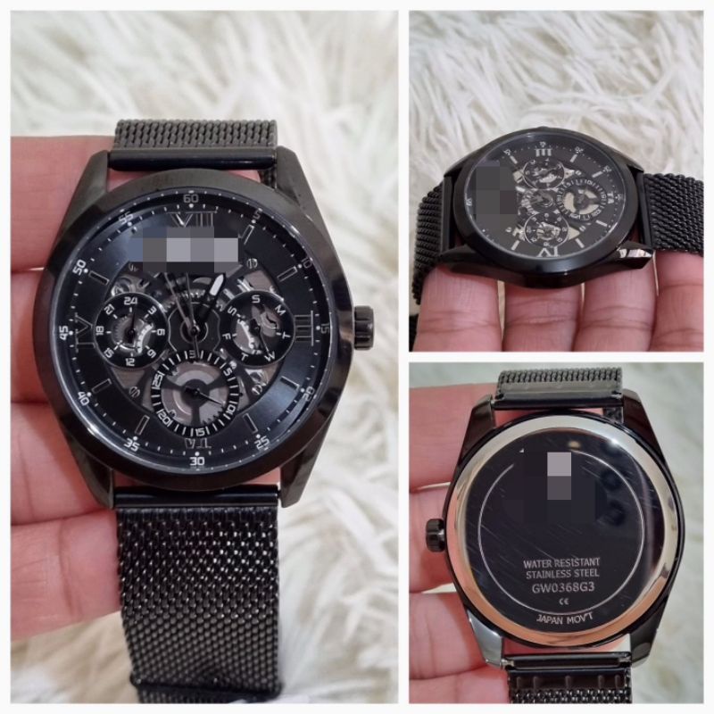 JSG 1792 JAM TANGAN PRIA GUES CHRONO SUPER PREMIUM