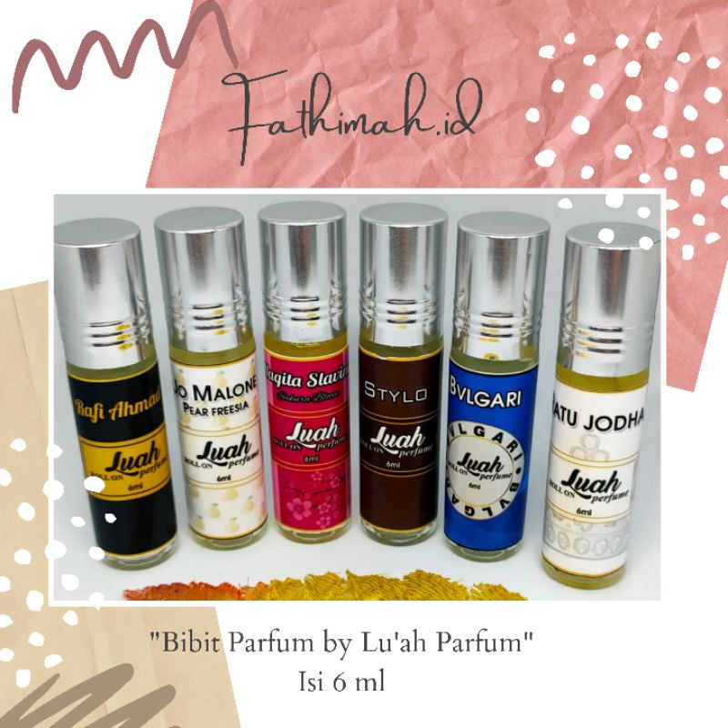 Bibit Parfum Premium by Lu'ah Parfum