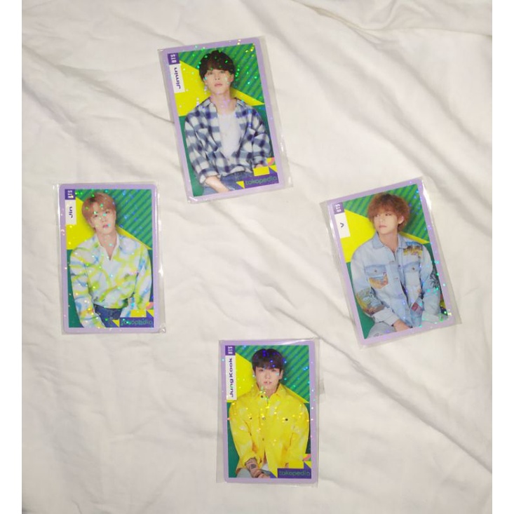 PC PHOTOCARD BTS TOKO HIJAU TOKO IJO - PC HOLOGRAM BTS JIN, V, JIMIN, JUNGKOOK