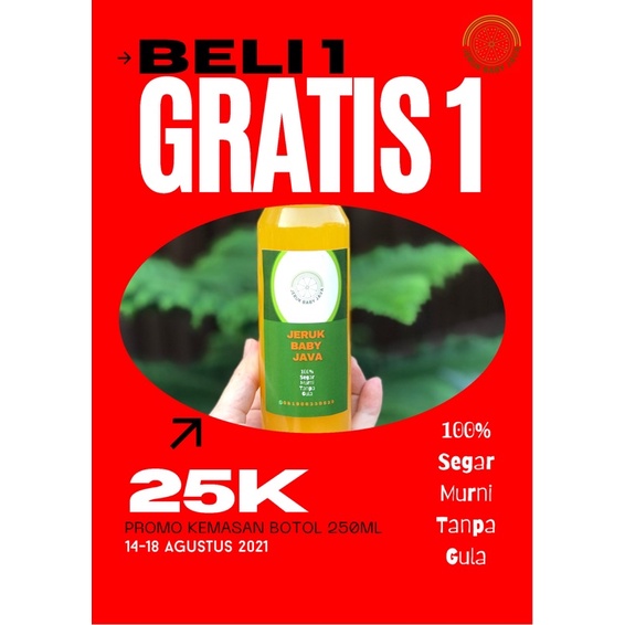 

BUY 1 GET 1 JERUK BABY JAVA PERAS