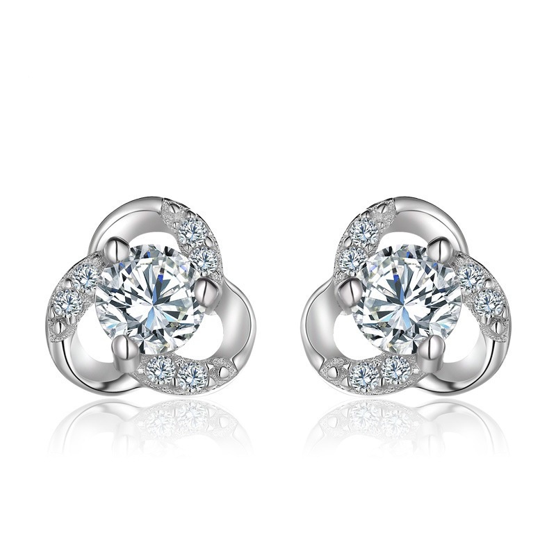 925 anting-anting perak murni, Busana sederhana, Anting-Anting wanita, Perhiasan Fashion Korea, Aksesoris telinga ED005-21