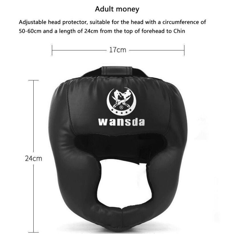 Helm Pelindung Kepala Head Protector Helmet Sanda Boxing Muay Thai