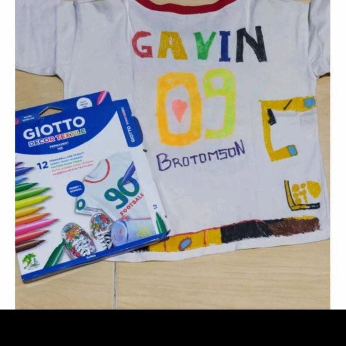 

(PERALATAN MENGGAMBAR) GIOTTO DECOR TEXTILE 12 WARNA SPIDOL DECOR KAOS - BAHAN KAIN TERBARU