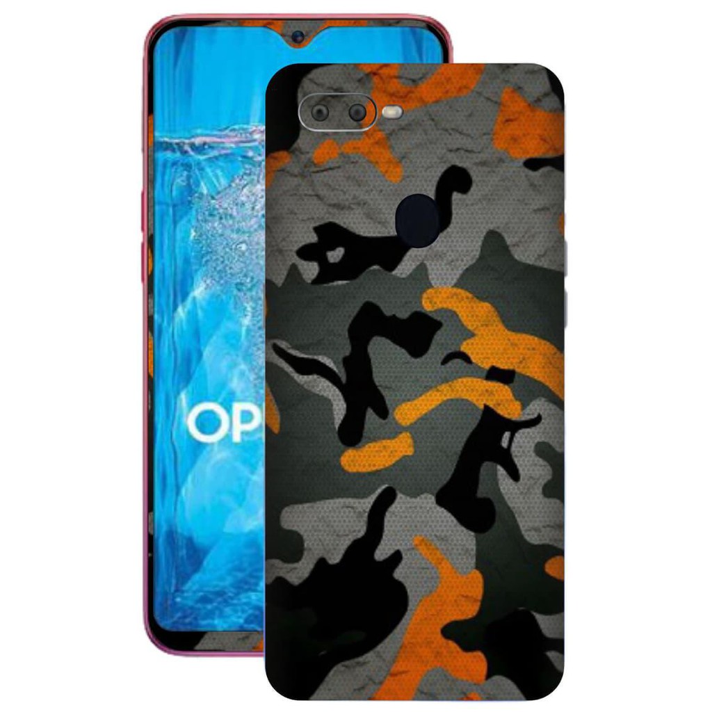 Premium Garskin OPPO F9 PRO MILITARY CAMOUFLAGE ORANGE