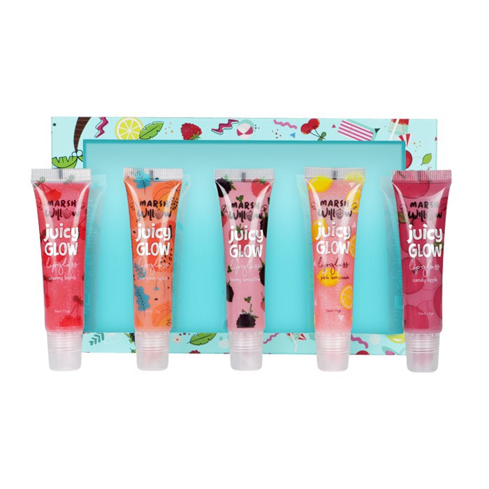 Marshwillow Juicy Glow Lip Gloss / Lipgloss pelembab bibir mw / marshwillow