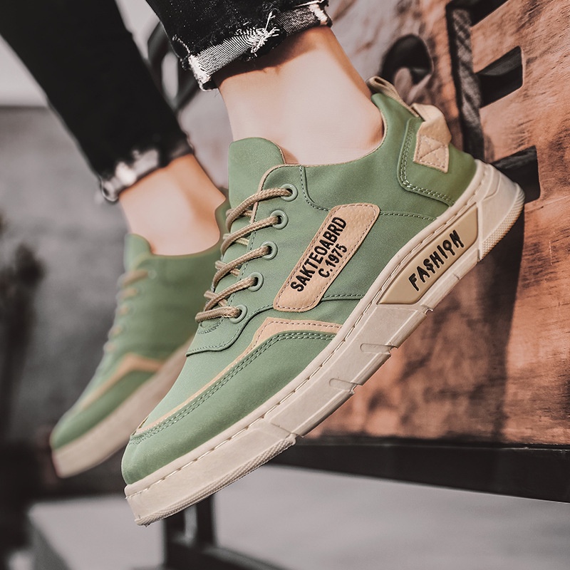 RYX - Pale Beige Sepatu Sneakers Pria Fashion Casual / Outdoor  (NO BOX) - Ori Import