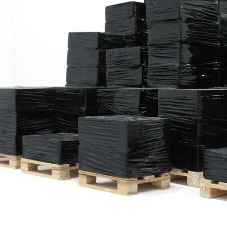 

PLASTIK WRAPPING - STRETCH WRAP FILM HITAM - DELKOWRAP 50 CM x 150M bisa cod