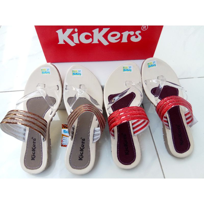 KICKERS SANDAL WANITA JAPIT KACA