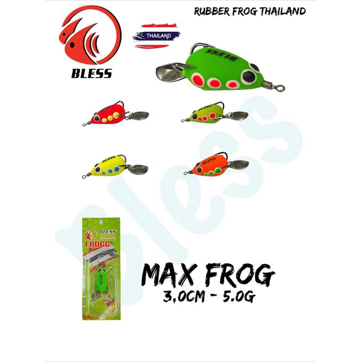 RUBBER FROG BLESS MAX FROG 3cm / 5gram