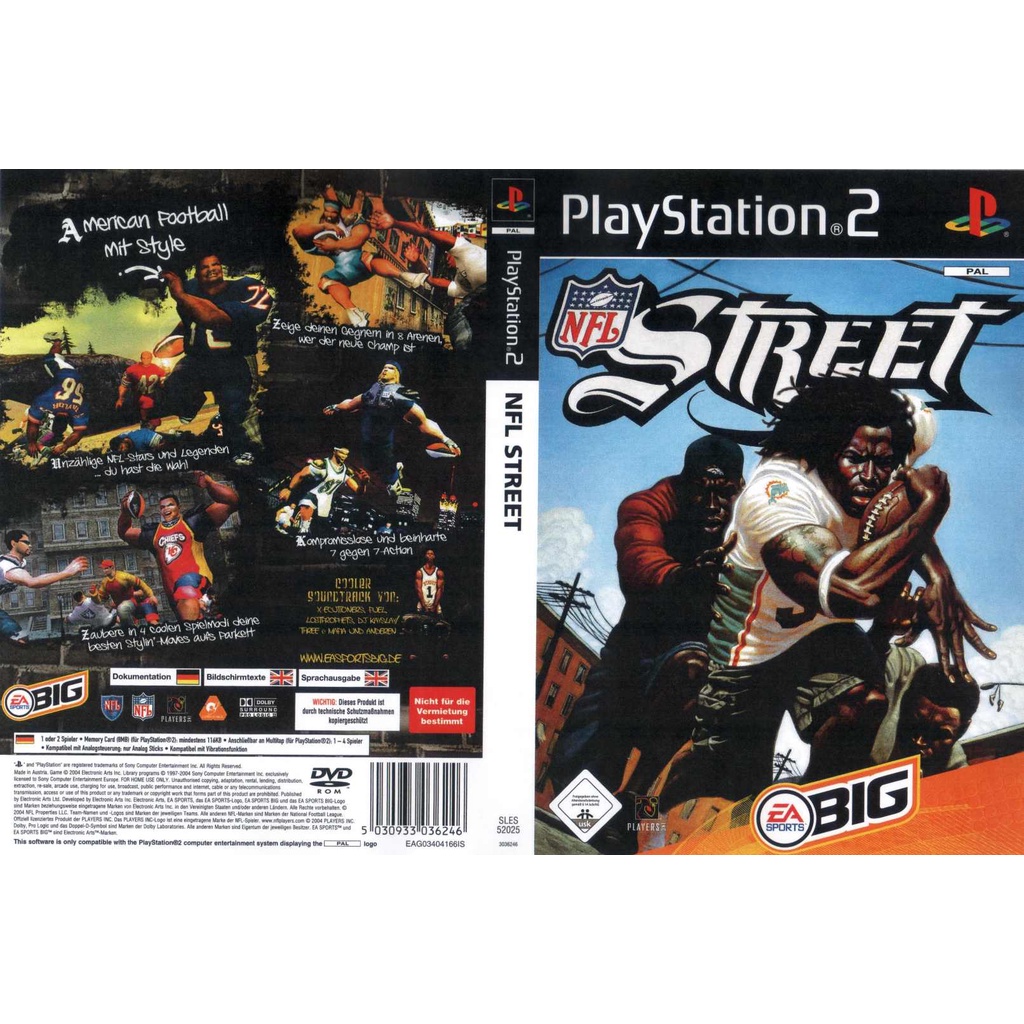 Kaset Ps2 Terbaru NFL Street Vol. 1