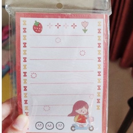 [ORGM] Memo Pad isi 100 lembar check list memo notepad-5