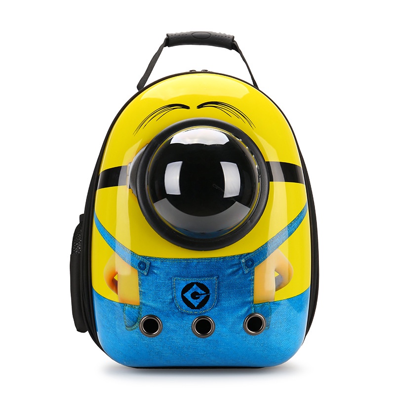 BAGRIOUS Tas Ransel Kucing Astronot Transparan Murah Pet Cargo Cat Bag Carrier Tas Gendong Kucing Travel Capsule Backpack Kapsul Tas Hewan Peliharaan Kelinci Hamster Sugar Glider Waterproof Anti Air Tempat Kandang TK-FC-TK-FC06