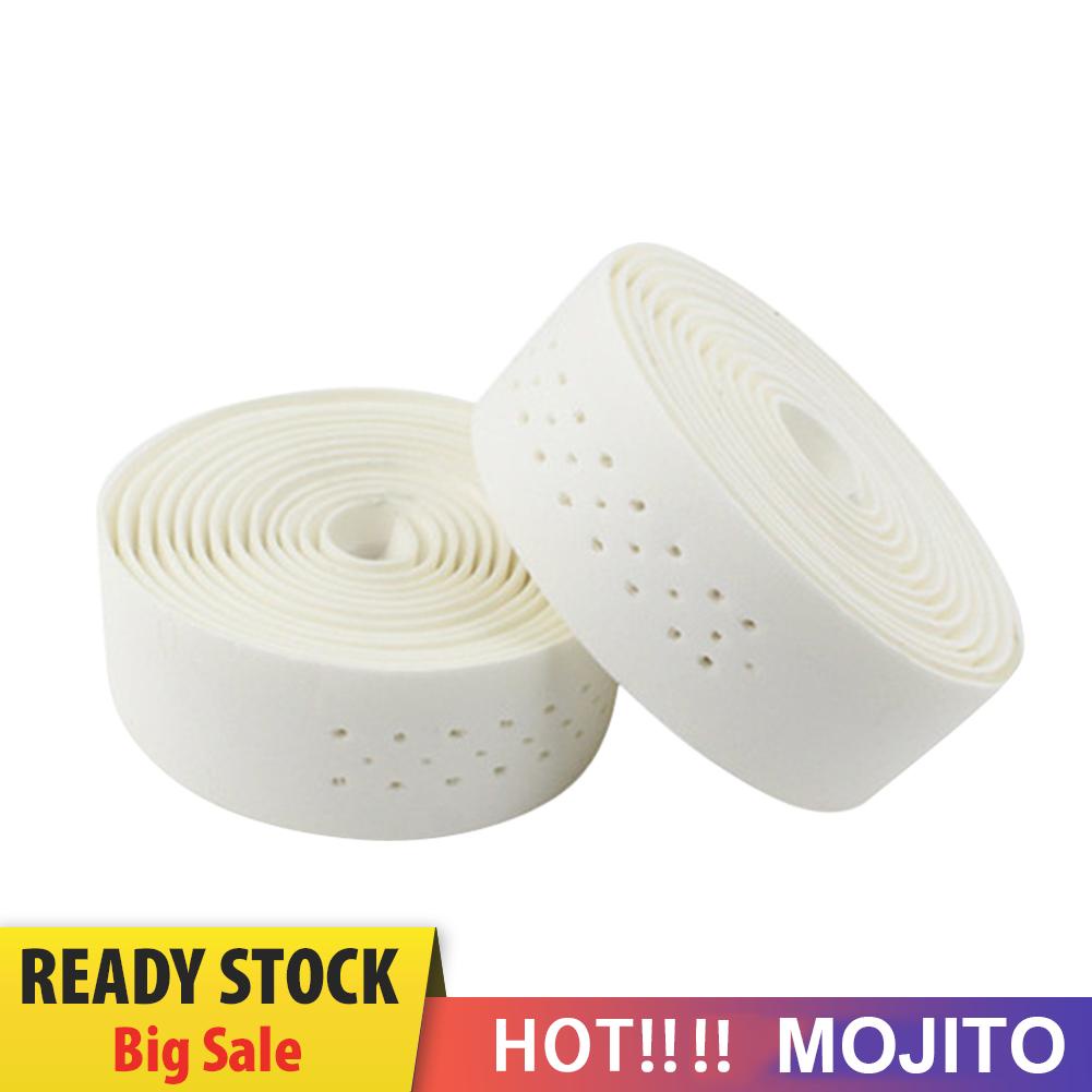 2pcs Tape Pembungkus Stang Sepeda Bahan Kulit Pu Anti Slip