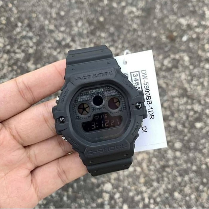 CASIO G-SHOCK DW 5900BB DW-5900BB ORIGINAL GARANSI RESMI INDONESIA