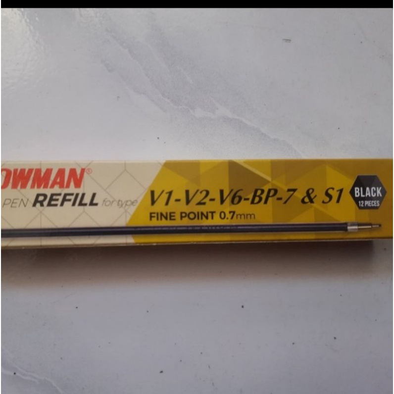 

Isi Bolpoint Snowman 0.7mm V1 V2 V6 BP7 & S1