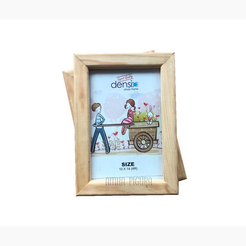 Pigura Kayu Jati Belanda/Fiber 4R