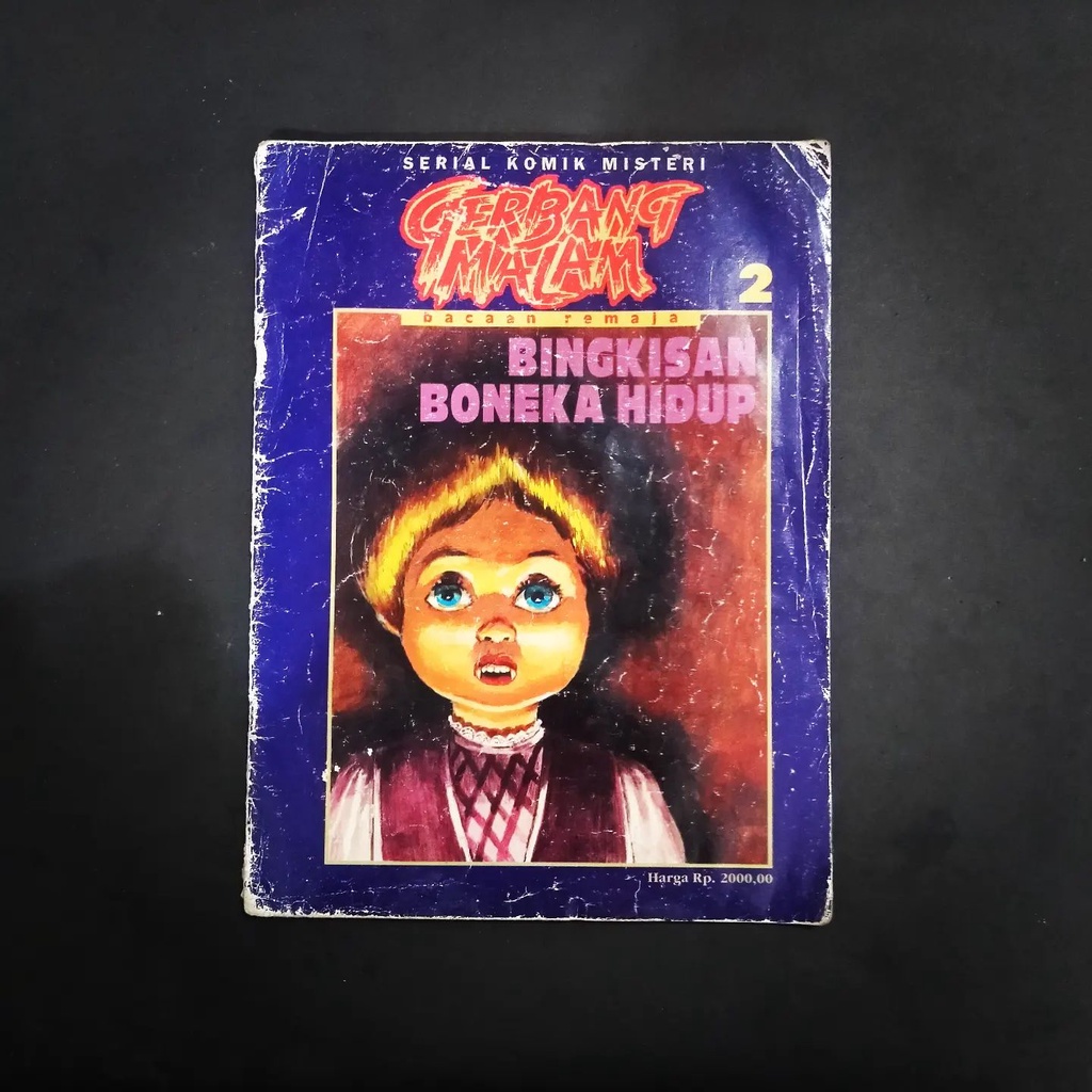 Buku Komik Jepang Langka Serial Misteri Gerbang Malam No. 2 Bingkisan Boneka Hidup