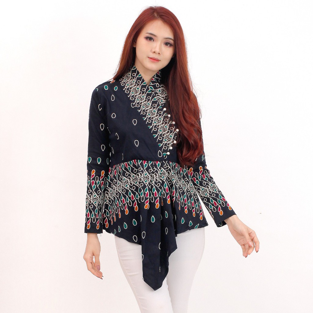 Batik wanita - Atasan blouse batik wanita fashion 605