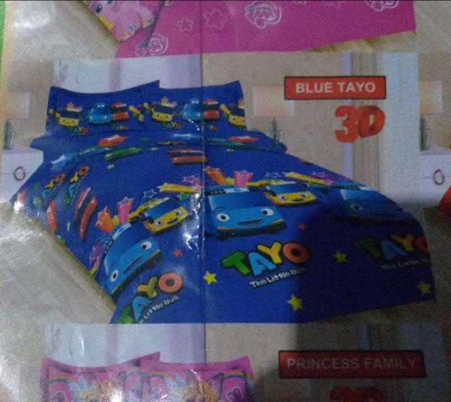 Sprei Bonita King 180 Cm X 200 Cm Corak Red Wood