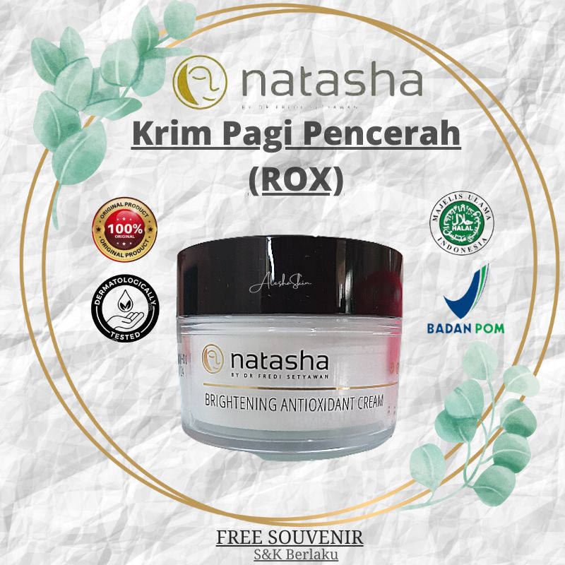 Natasha by dr fredi seytawan brightening antioxsidant cream/ROX/krim flek/cream flek/krim pencerah/k