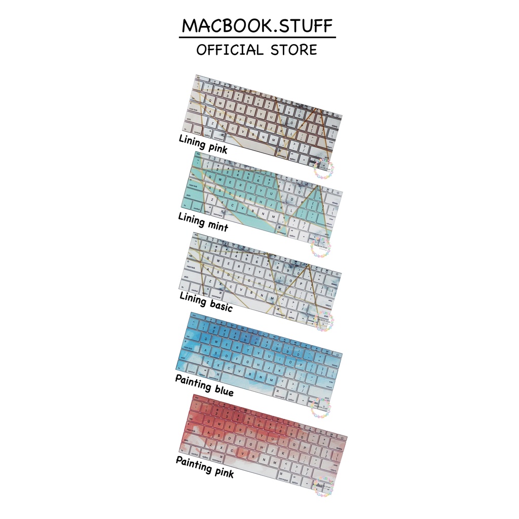 Keyboard PROTECTOR COVER PATTERN PAINTING LINING FOR MACBOOK NEW AIR PRO RETINA 11 12 13 15