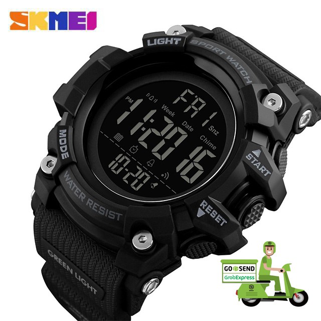 SKMEI 1384 ORIGINAL Jam Tangan Pria  SKMEI Digital LED
