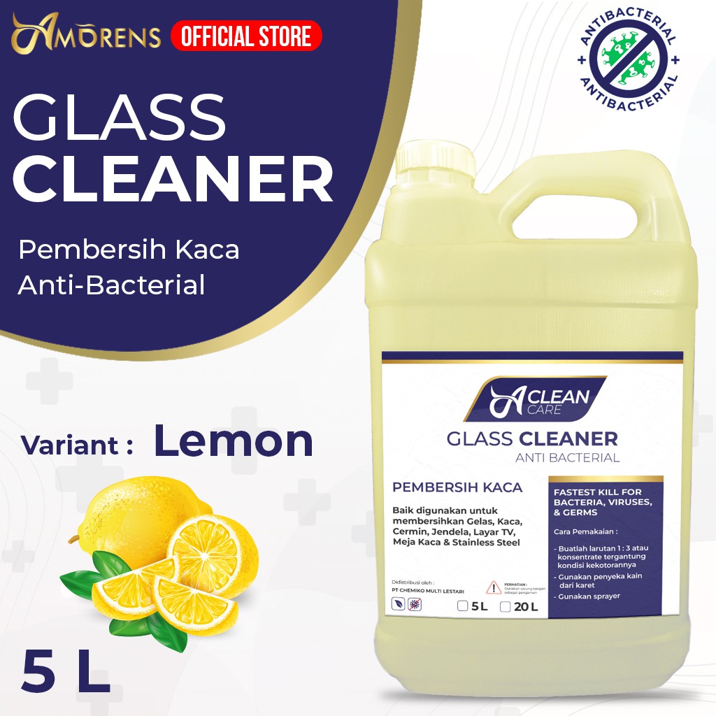 Pembersih Kaca / GLASS CLEANER A Clean Care 5 Liter KONSENTRAT GOSEND / GRAB