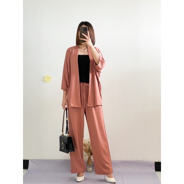 Ciella Set (1 Set Outer + Pants Knit Premium)